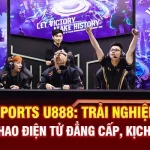 Esports U888: Trải Nghiệm Thể Thao Điện Tử Đẳng Cấp, Kịch Tính